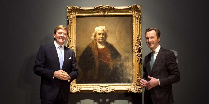 Koning opent unieke Rembrandt-tentoonstelling in Amsterdam