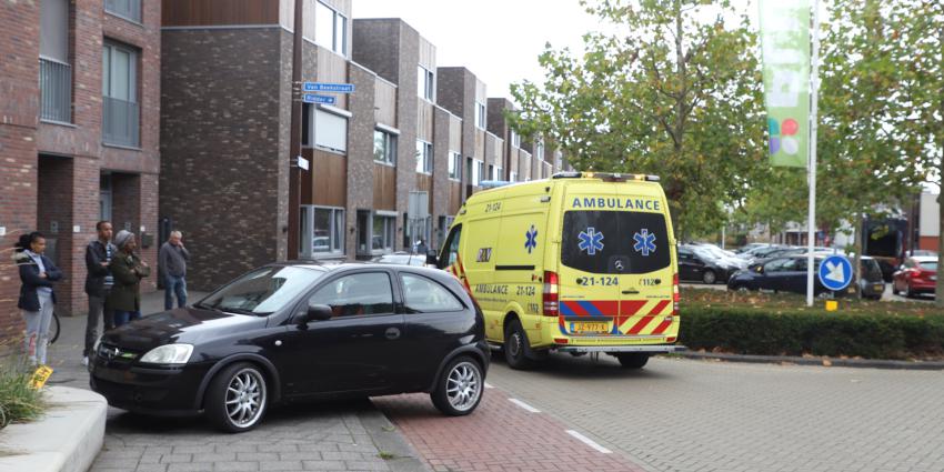 Ambulance op plaats van ongeval
