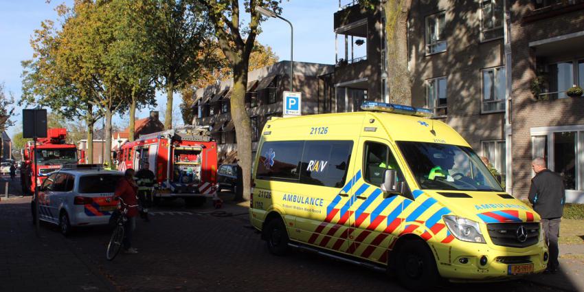 Brand in appartementencomplex in Schijndel