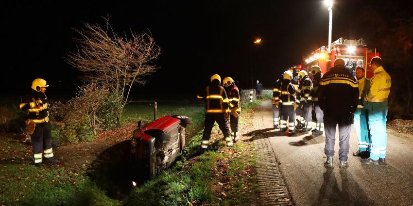 Bestuurder neemt de benen na eenzijdig verkeersongeval