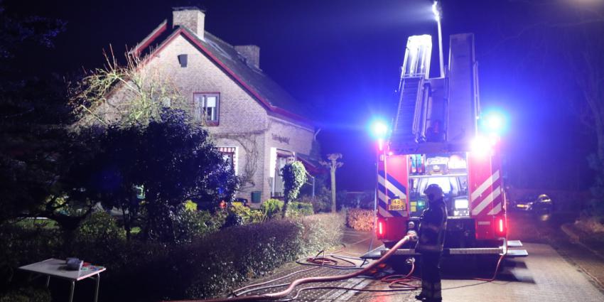 Flinke schade aan woning door brand schuurtje 