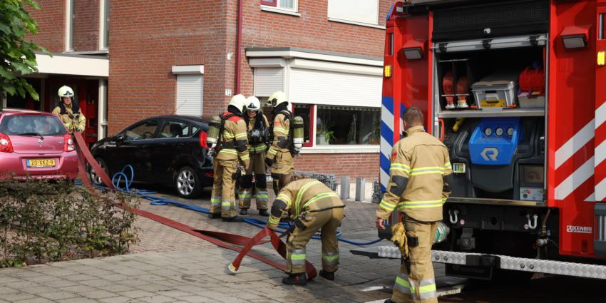 Foto van brandweerlieden