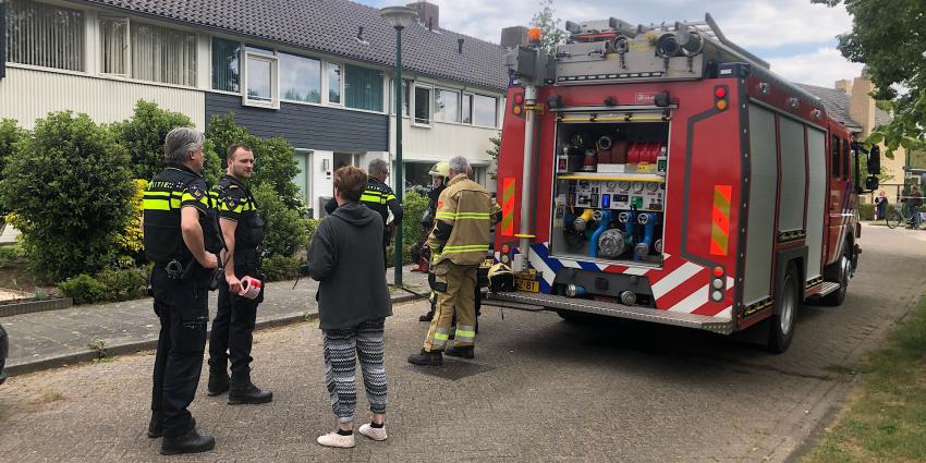 Brand in woning