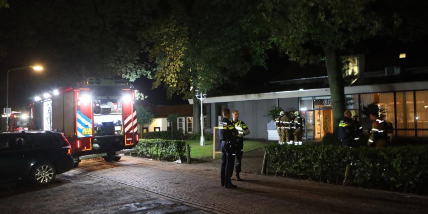 Hulpdiensten ter plaatse