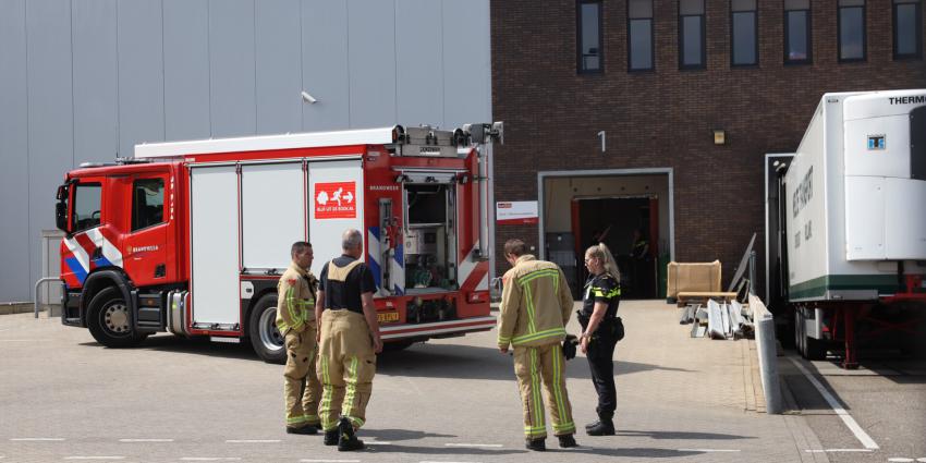 Brandweer voert inspectie uit