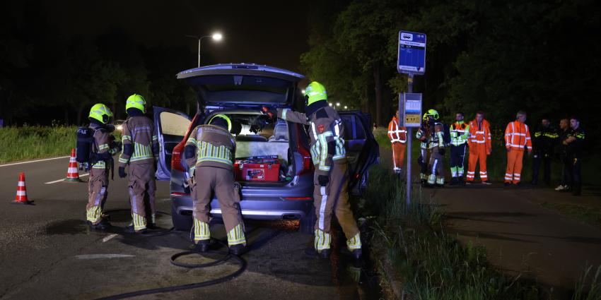 Brandweer voert nacontrole uit