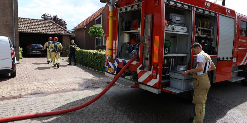 Brandweer blust brand