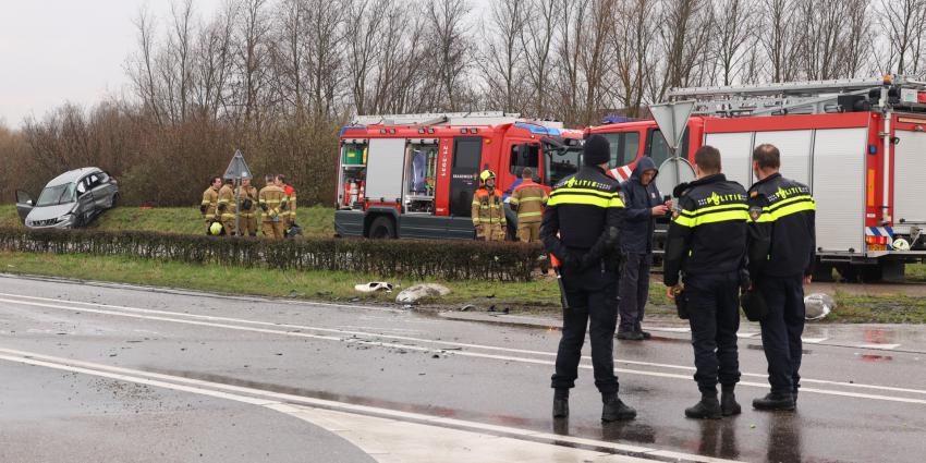 Hulpdiensten ter plaatse