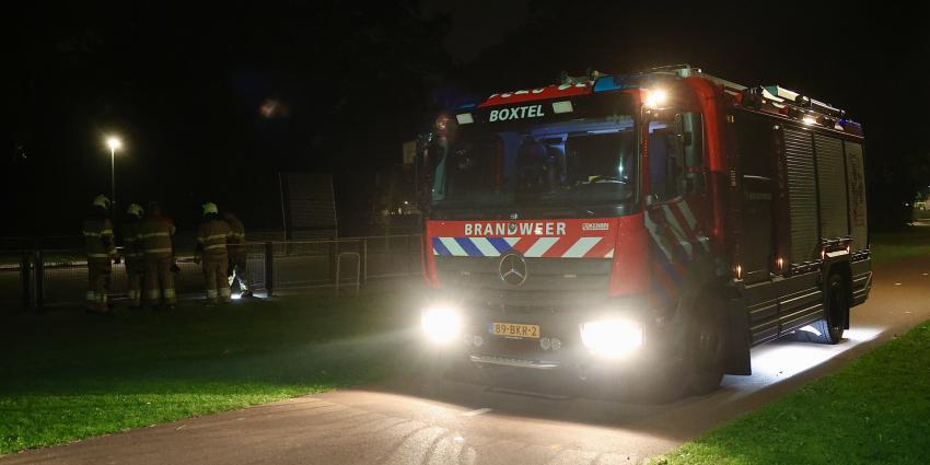 Brandweer voert nacontrole uit