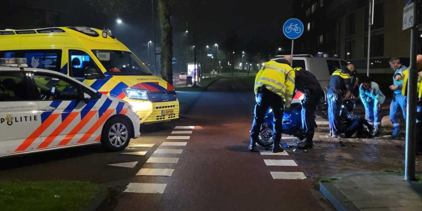 scooterrijder-ambulance