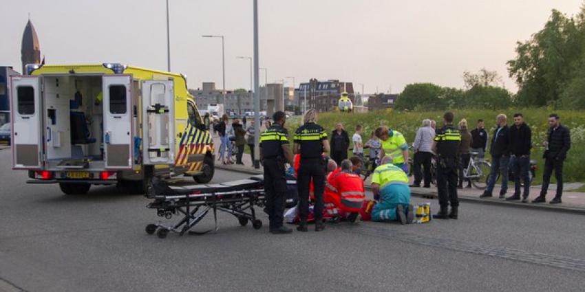 Ernstig eenzijdig ongeval met scooterrijder