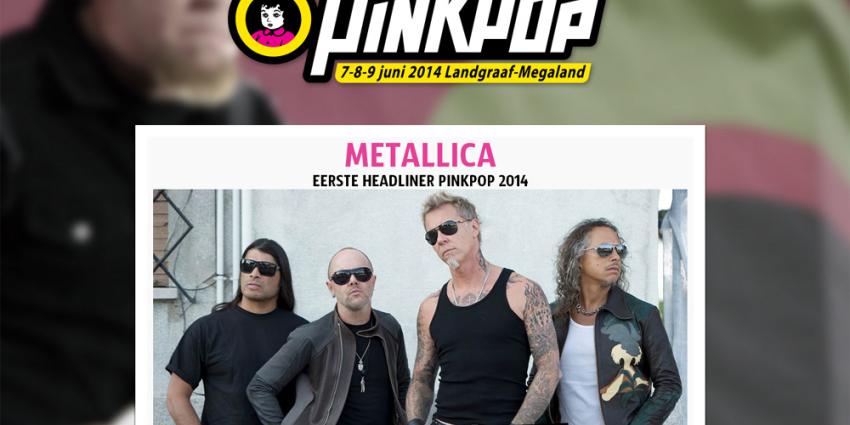 Screenshot site Pinkpop met Mettalica | Pinkpop