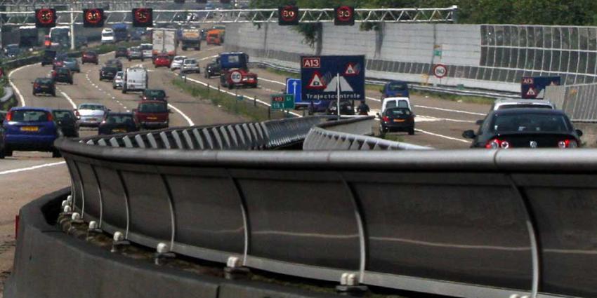 Snelwegen worden steeds drukker, A13 het drukst