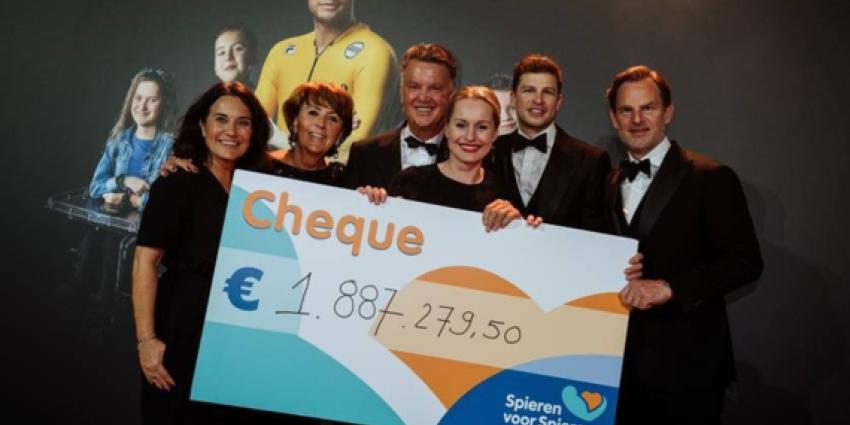 Recordbedrag van ruim 1,8 miljoen euro voor Spieren voor Spieren