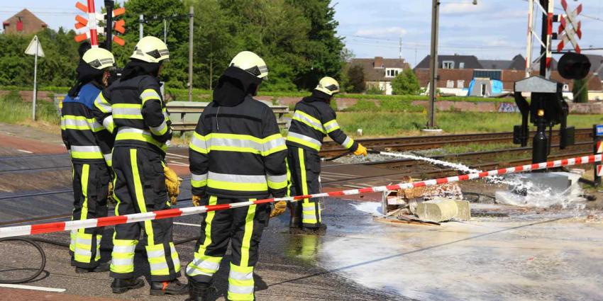 Ongeval op dubbele overweg Boxtel