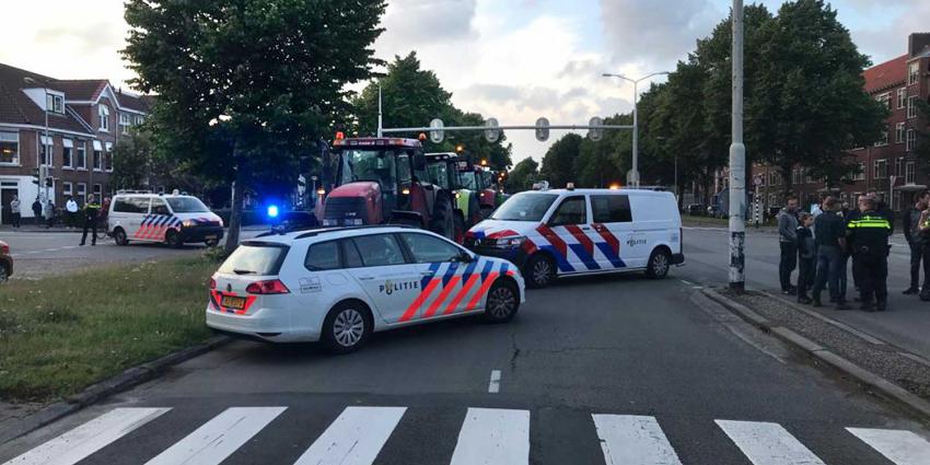 trekkers-boeren-politie