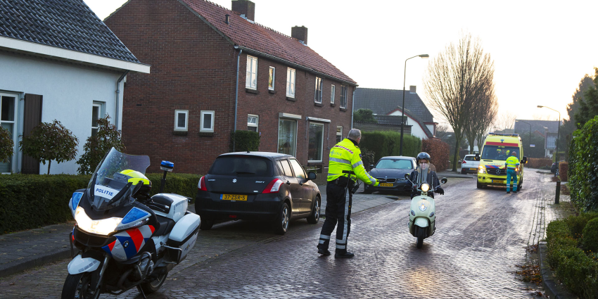 Plaatselijke gladheid veroorzaakt valpartij