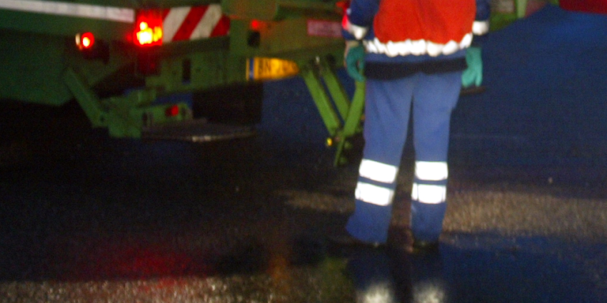 Vuilnisman in Breda opzettelijk aangereden