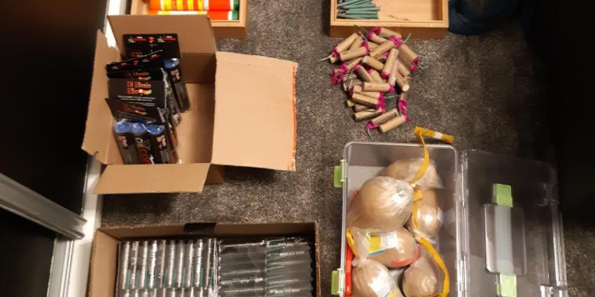 in beslag genomen vuurwerk