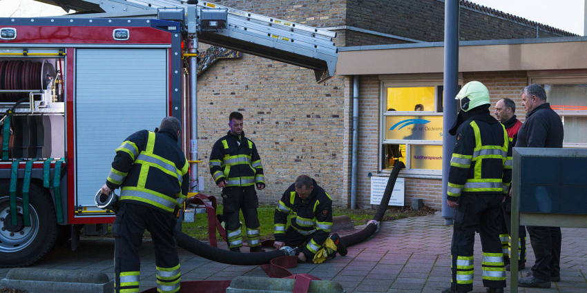 Wateroverlast bij Gezondheidscentrum in Schijndel