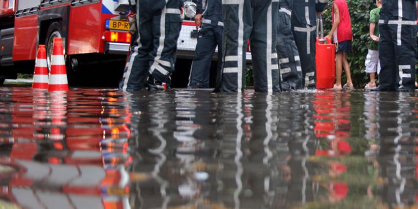 Wateroverlast -  archief foto