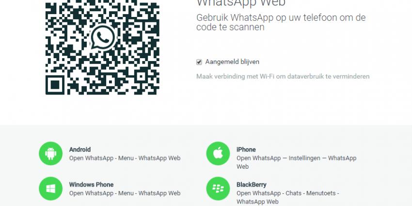 Whatsapp lanceert desktopversie OS X en Windows