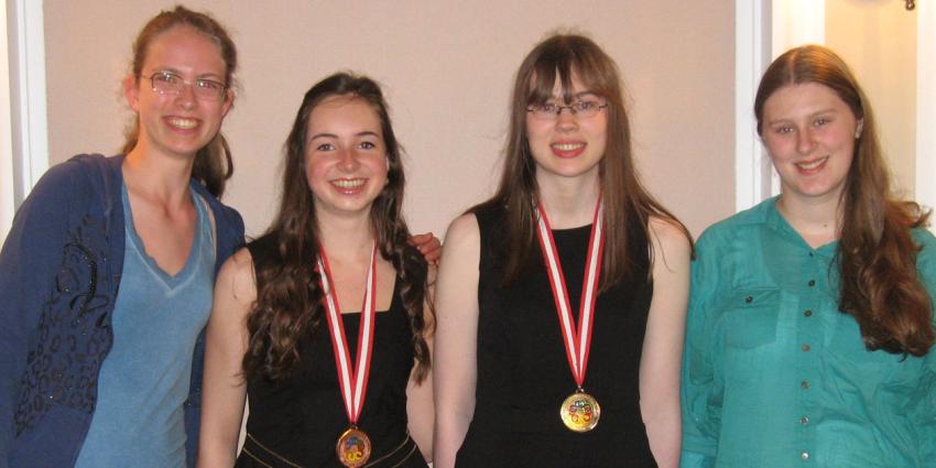 wiskunde, Internationale Wiskunde Olympiade, medaille, meisje, Michelle Sweering