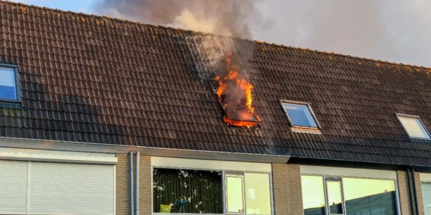uitslaande brand, woning, vlaardingen