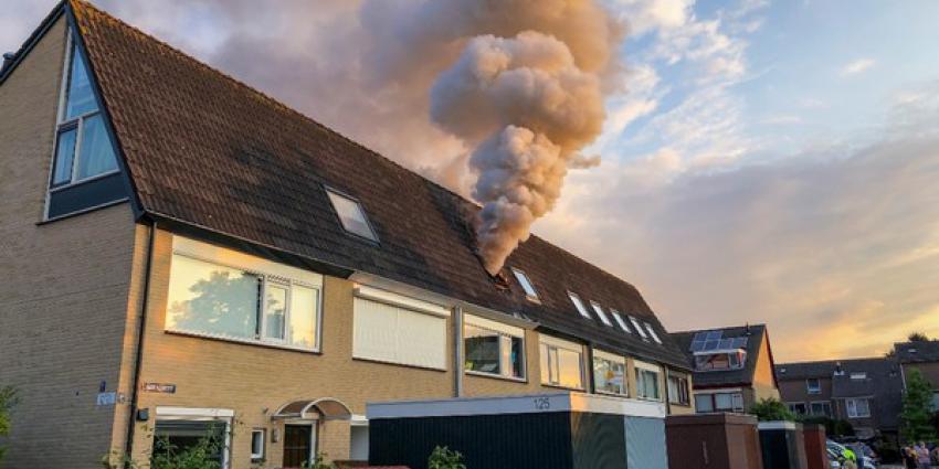 uitslaande brand, woning, vlaardingen