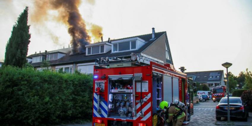 uitslaande brand, woning, vlaardingen