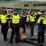 Verboden demonstratie op A10 bij Amsterdam (Archief)