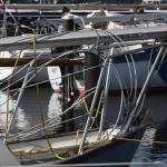Foto van zeiljacht in haven | Archief EHF