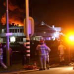 Zeer grote brand op bedrijventerrein De Kwakel