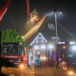 Brandweer met veel materieel ter plaatse