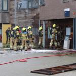 Brandweer voert nacontrole uit