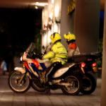 Foto van politie motoren donker | Archief EHF