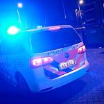 Politieauto met zwaailicht 