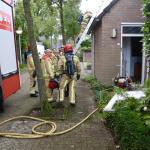 Brandweer voert nacontrole uit