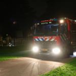 Brandweer voert nacontrole uit