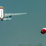 Passagiers met geknepen billen tijdens landing