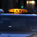 mannen, bedreigen, taxichauffeur, vuurwapen