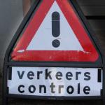 verkeerscontrole-bord-politie