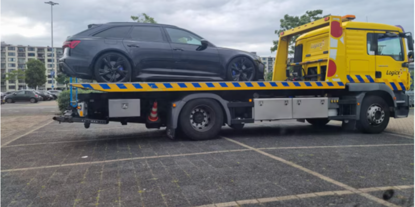 In beslag genomen auto