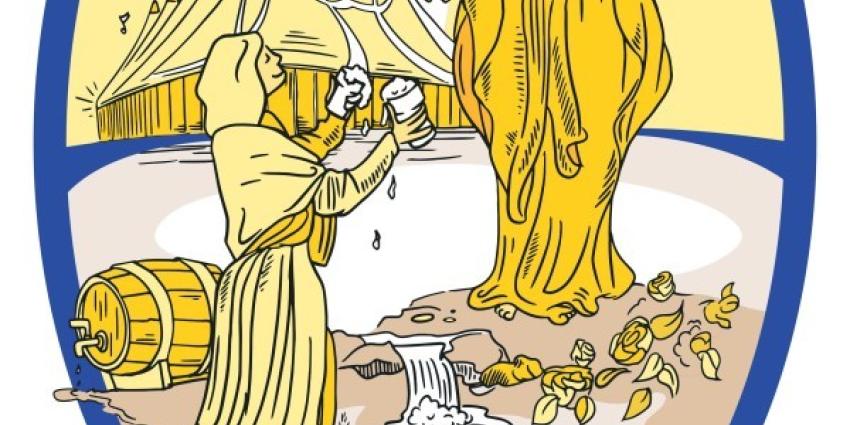 Eigen water zwarte cross