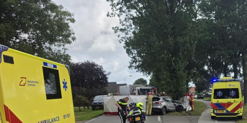 Hulpdiensten ter plaatse