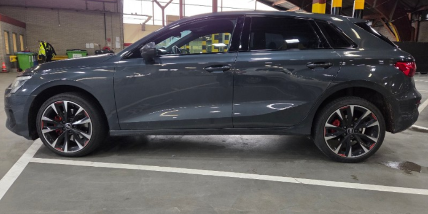 In beslag genomen auto