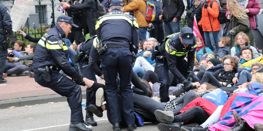 klimaatactivisten, bezetten, stadhouderskade, extinction rebellion 