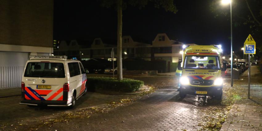 Kind fiets tegen paal in Vlaardingen