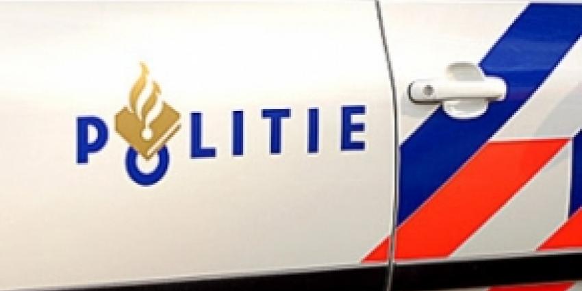 Foto van logo politie op auto