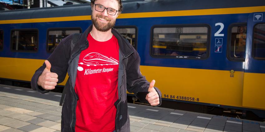 Man reist 1539 kilometer met de trein in 24 uur